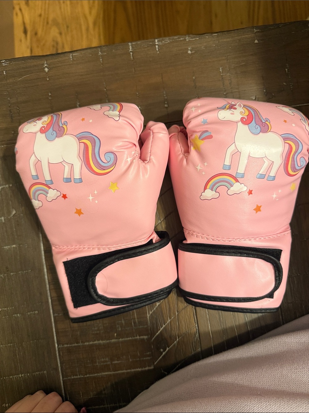 Kids Pink Unicorn Boxing Gloves - Youth Training Gloves